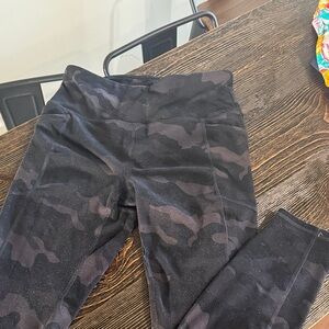 RBX Kids Black Camo Leggings